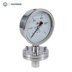Манометр 100мм уплотнения диафрагмы 1,5 дюйма санитарный с заполненным глицерином